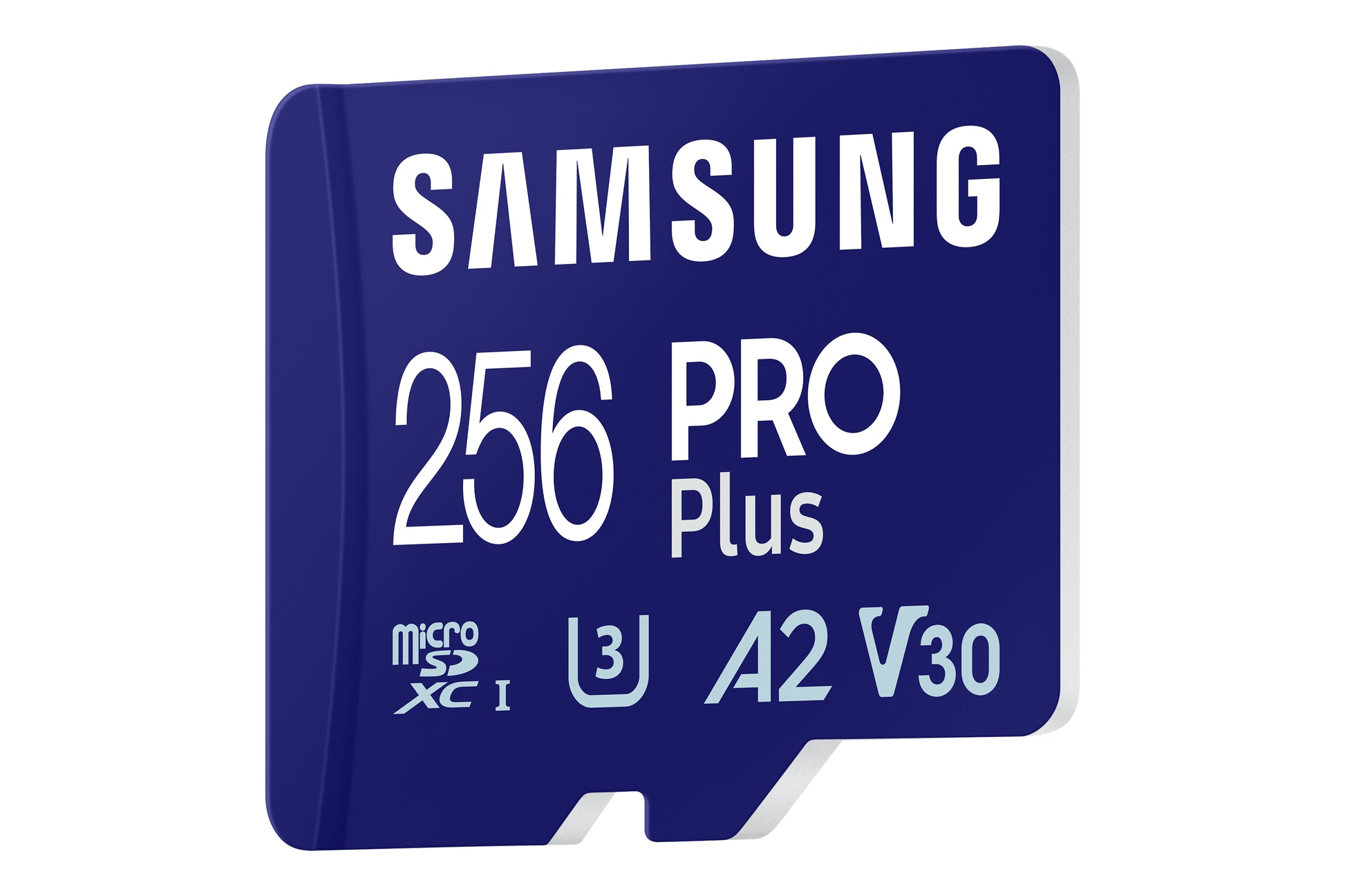Samsung PRO Plus MB-MD256SA/EU microSDXC 256 GB – UHS-I, U3, V30, A2, 180/130 MB/s, inkl. SD-Adapter