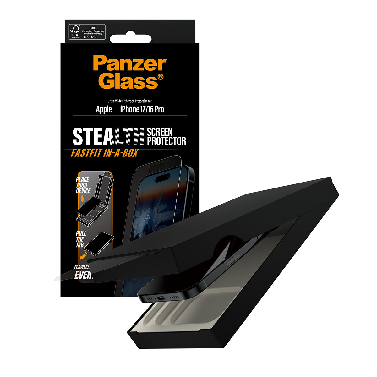 PanzerGlass Backcover Stealth – für Apple iPhone 17
