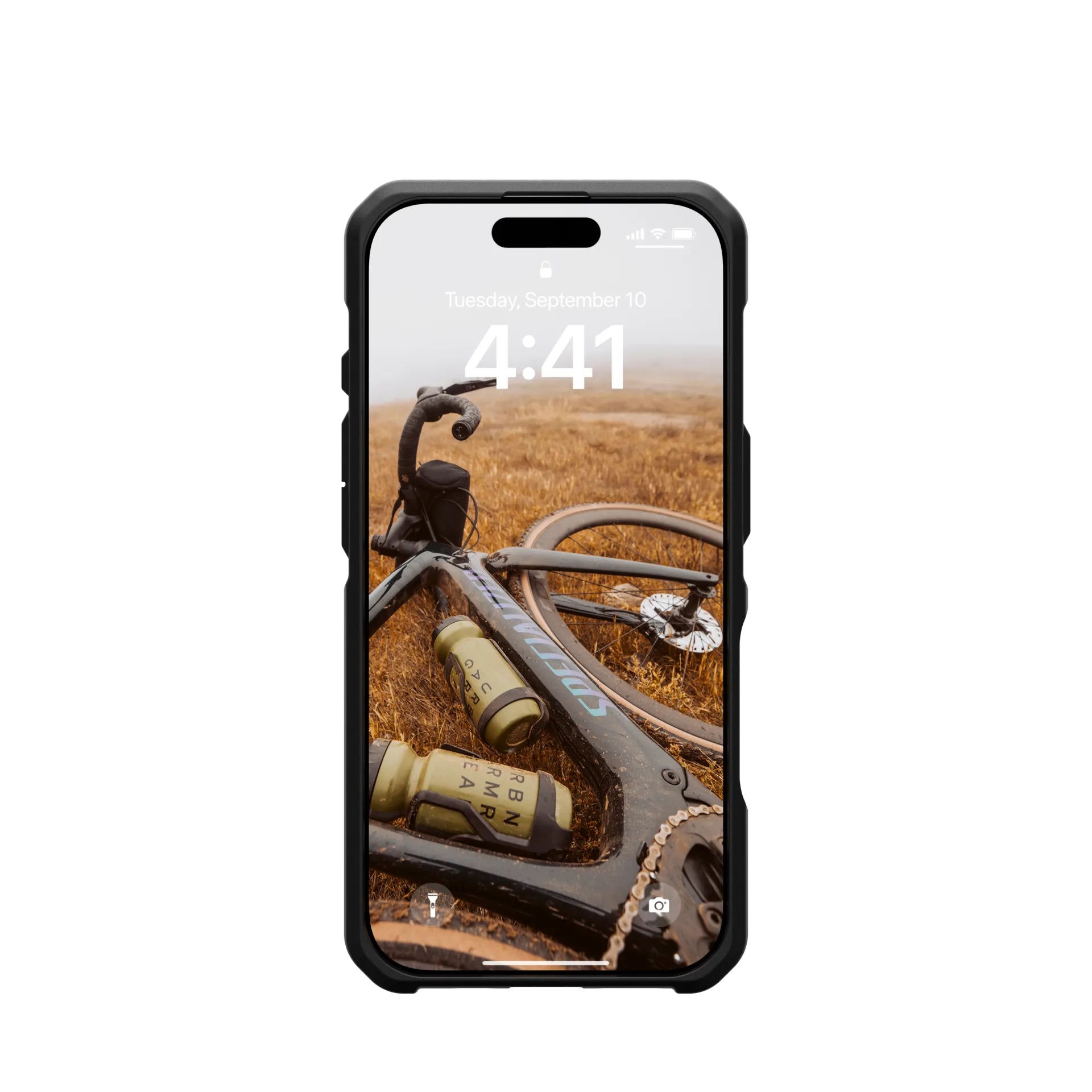 Urban Armor Gear UAG – Backcover Metropolis LT – für Apple iPhone 16 Pro – schwarz – Kevlar – MagSafe-kompatibel