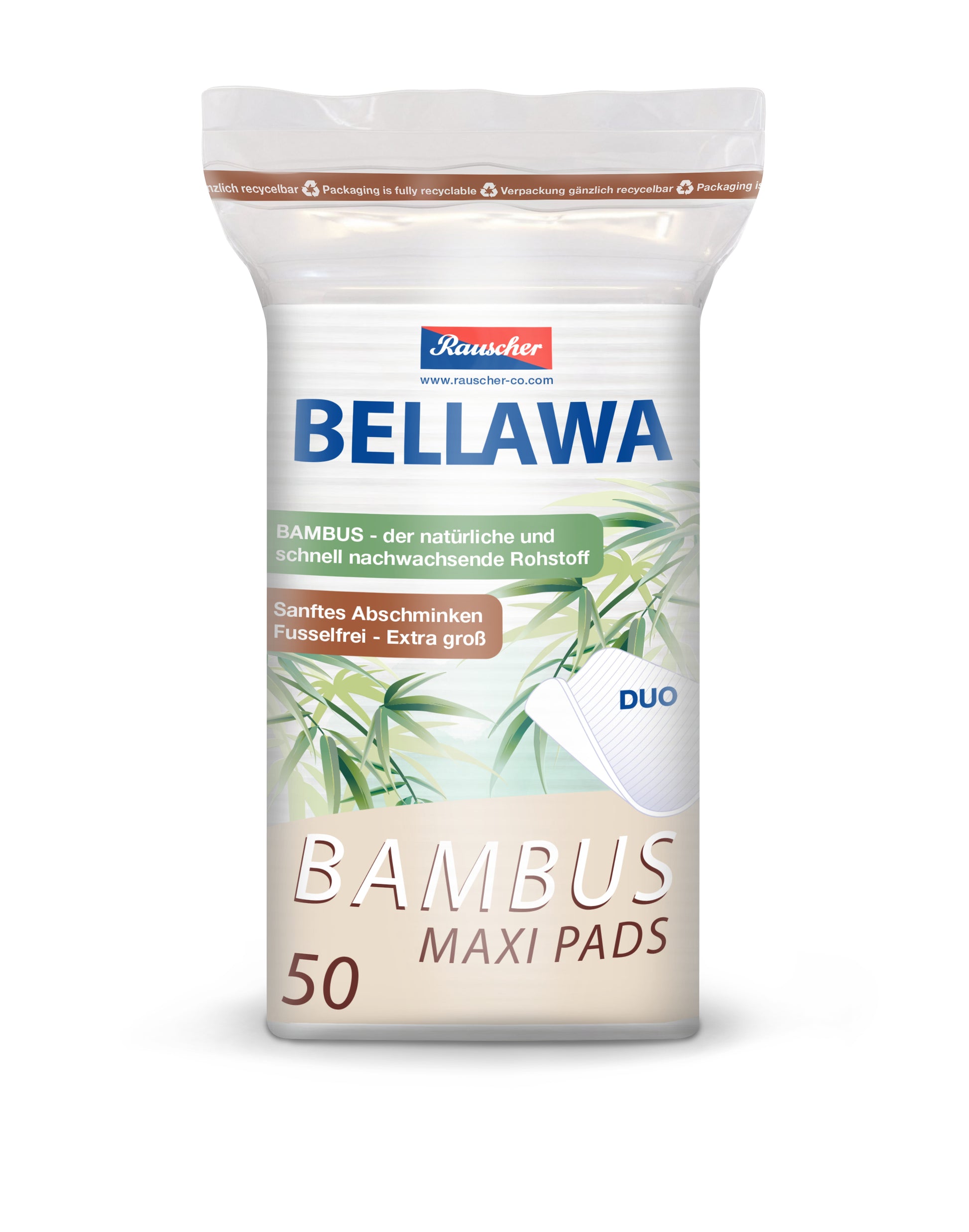 Bellawa Wattepads – 50 Stk – weiss