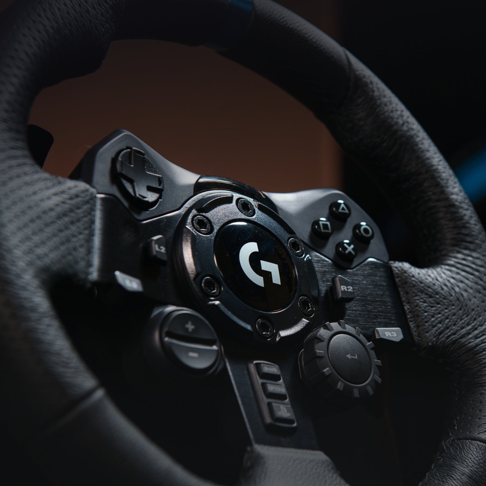 Logitech G G923 – Joystick – USB (kabelgebunden), für PC, PlayStation 4 & PlayStation 5, Force-Feedback