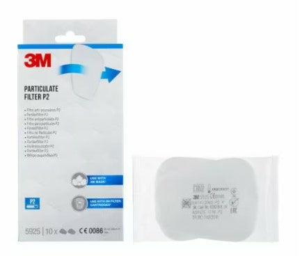 3M Ersatzfilter für Farbspritzmasken – 10 Paar