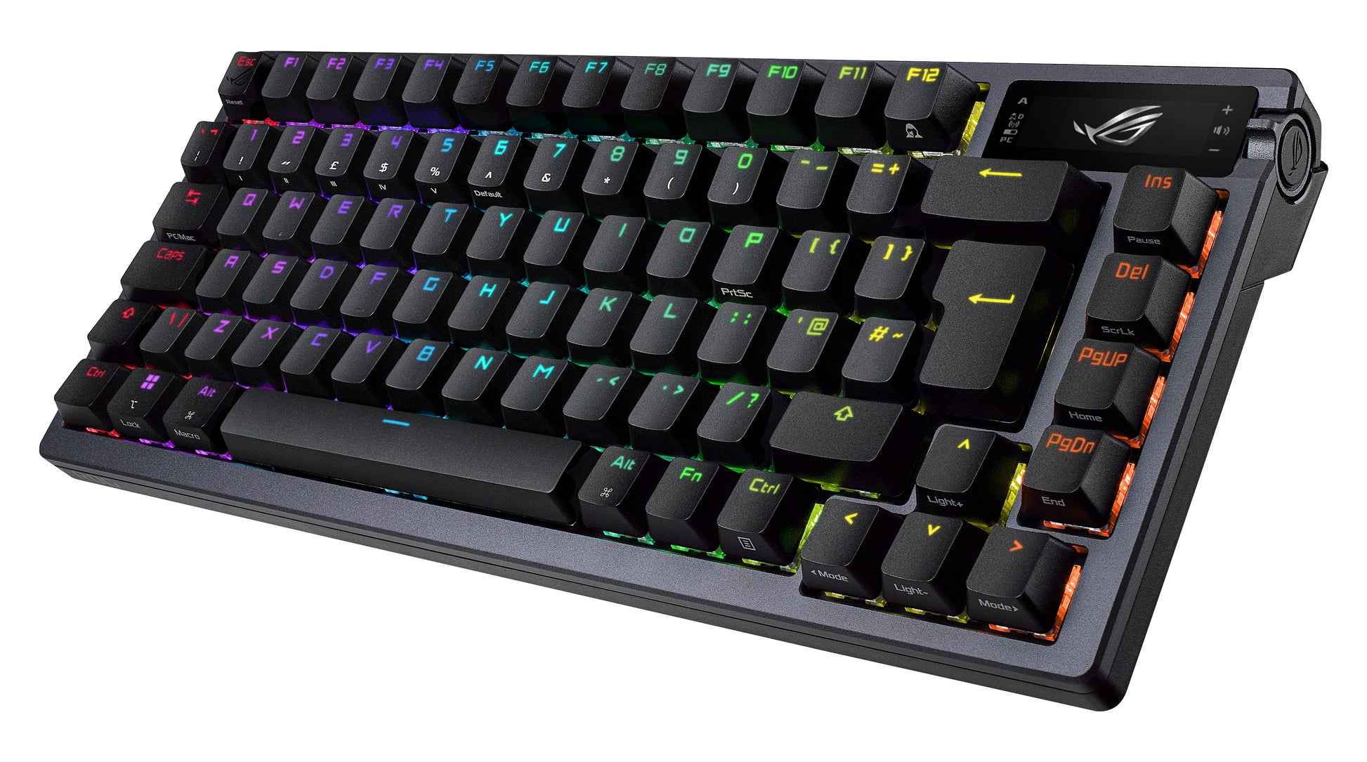 ASUS ROG Azoth – Gaming-Tastatur 75% – Mechanisch, RGB – Bluetooth & 2,4 GHz USB-A – AZERTY (FR)