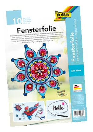 Folia Vinylfolie (selbstklebend), transparent, 50 × 70 cm, 10 Stk., für CAMEO PORTRAIT, Brother ScanNCut