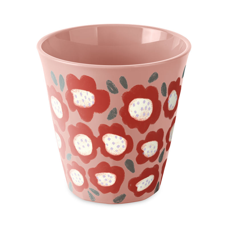 koziol Becher M Bloomies – 300 ml, Ø 8,9 cm, Kunststoff (biozirkulär), spülmaschinenfest, mikrowellengeeignet