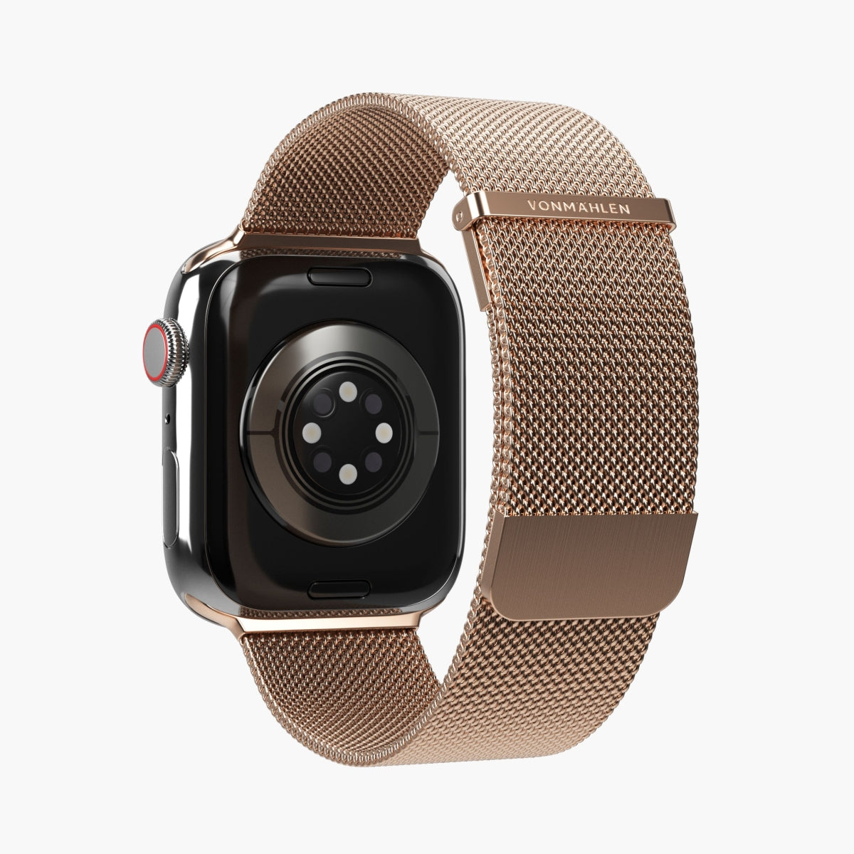 Vonmählen Milanese Loop 2 – Milanese Loop, Roségold, für Apple Watch (44–49 mm)