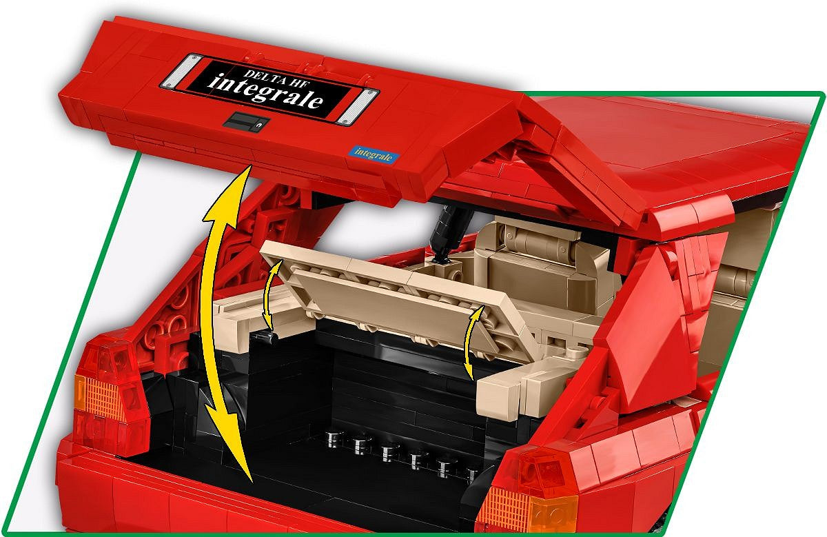 COBI Lancia Delta HF Integrale Bausteine – 33,3 × 11,5 × 45,7 cm – 2068-teilig – ab 10 J. – Kunststoff