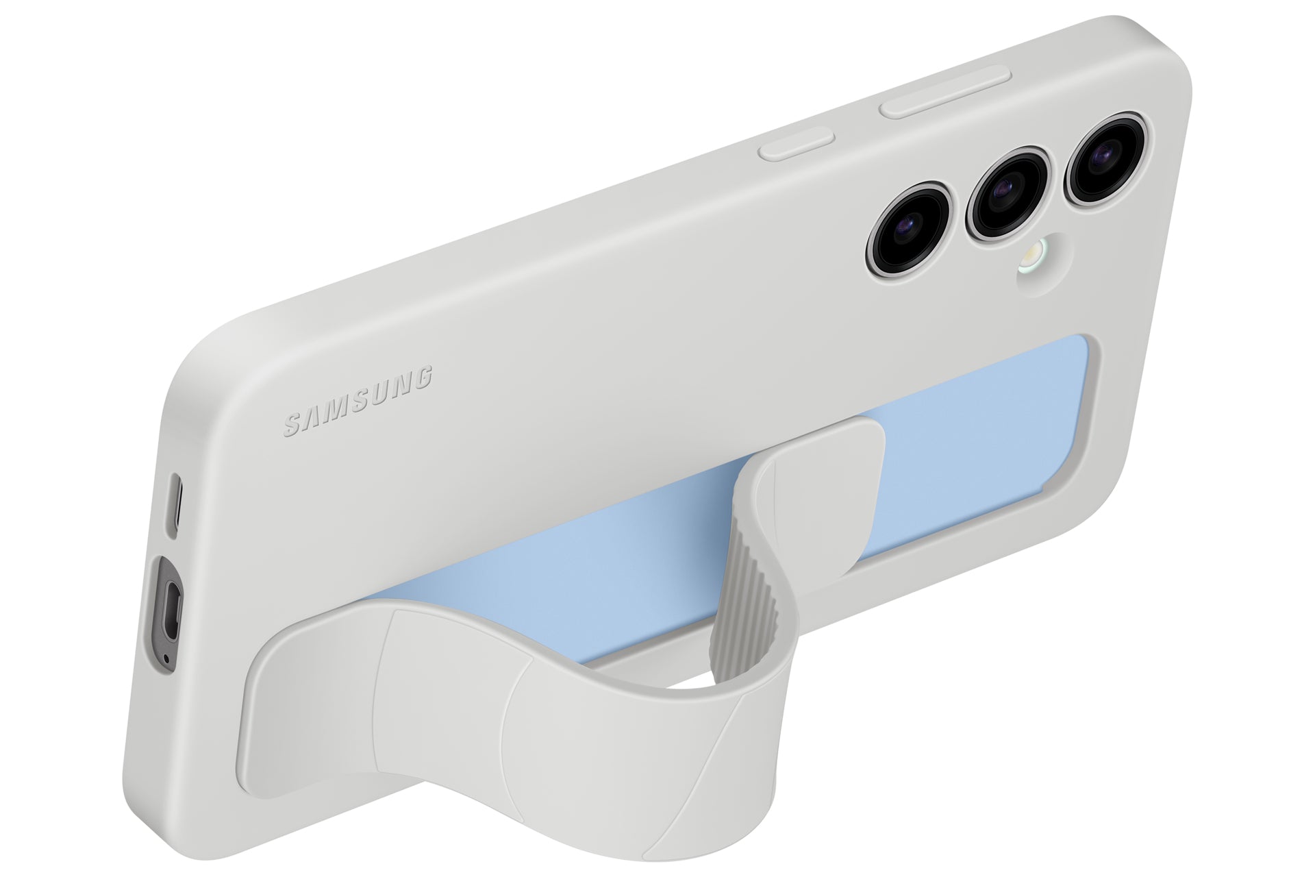 Samsung Backcover – für Samsung Galaxy S24 FE – grau – Silikon