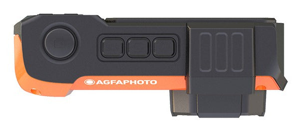 AgfaPhoto WP9500 – Unterwasserkamera, wasserdicht bis 3 m, 18×, 24 MP, 4K, Orange