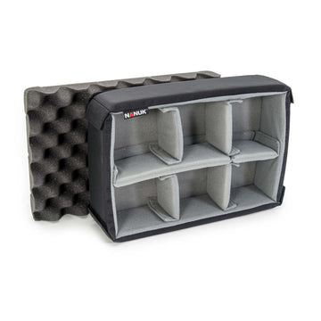 Nanuk Schaumstoffeinsatz – mit Deckelschaum, grau, B 152 × H 127 × T 102 mm, für Nanuk 915