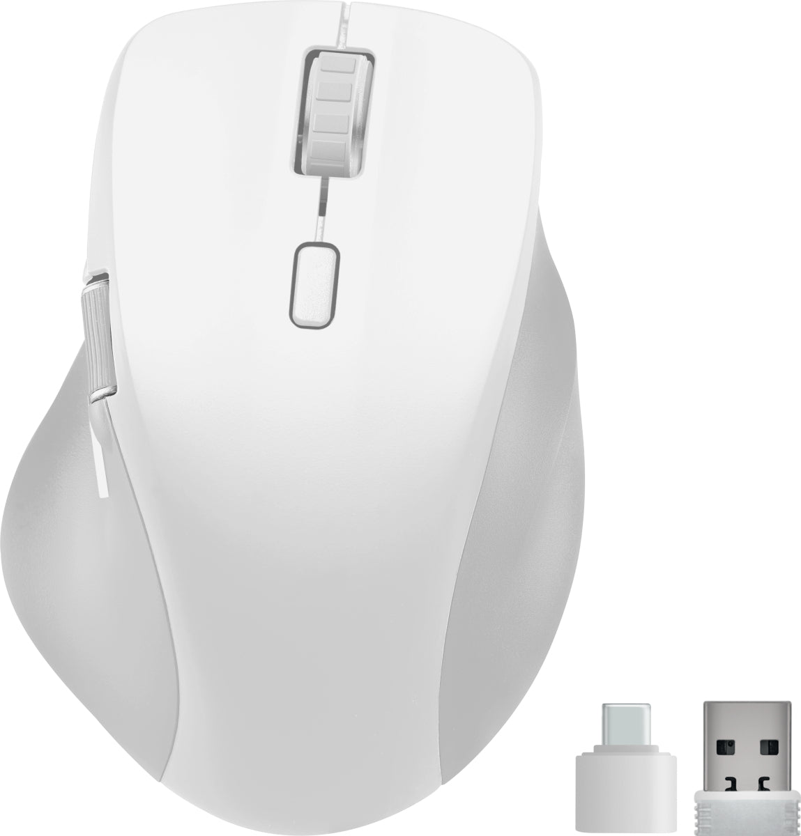 SPEEDLINK LIBERA – Gaming-Maus – Kabellos (Bluetooth/2,4 GHz), 3200 DPI, Rechts, Weiss