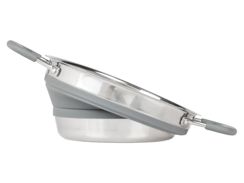 KOOR Kochtopf – 1,5 l, Edelstahl/Silikon, Grau