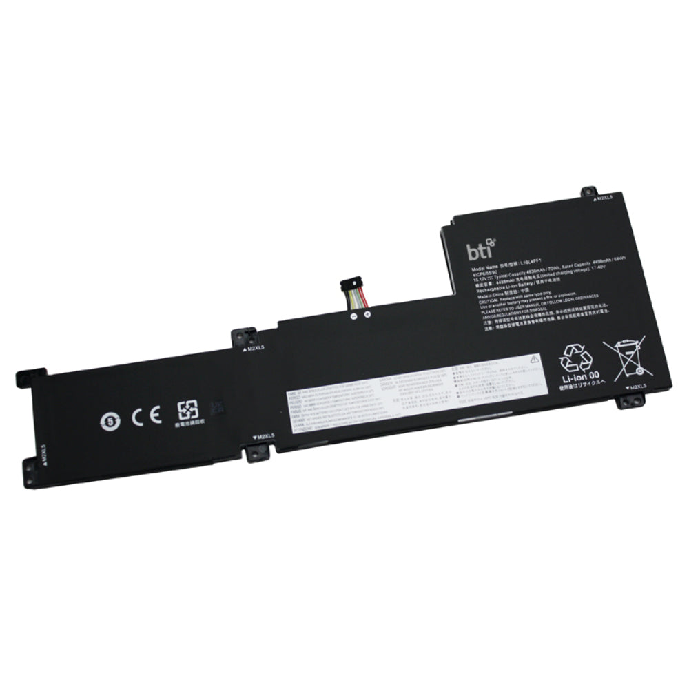 BTI Notebook-Akku – für Lenovo – 68 Wh, 15,2 V (4 Zellen) – Schwarz