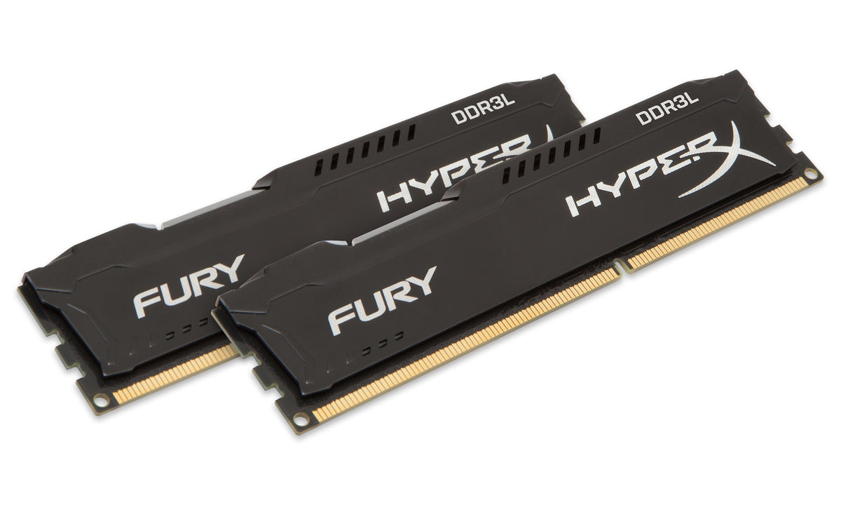 Kingston Technology HyperX FURY – 8 GB (2×4 GB) DDR3L 1866 MHz CL11 – 240-poliger DIMM, Schwarz