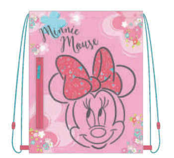 Undercover Sportbeutel Minnie Mouse – 5 l, rosa, 31 × 41 cm