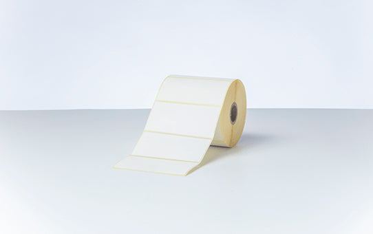 Brother Etiketten, 102 mm × 50 mm, weiss, Papier, permanent, 8 Rollen