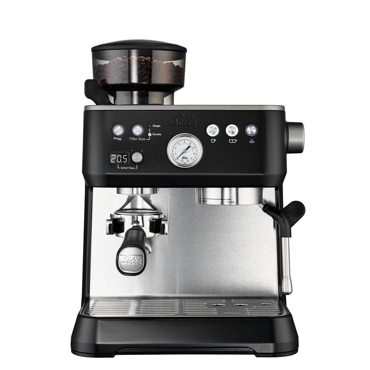 Solis Perfetta 1019 Espressomaschine (Siebträger) – 16 bar, 2,6 l, Dampfdüse, 30,0×40,0×38,0 cm