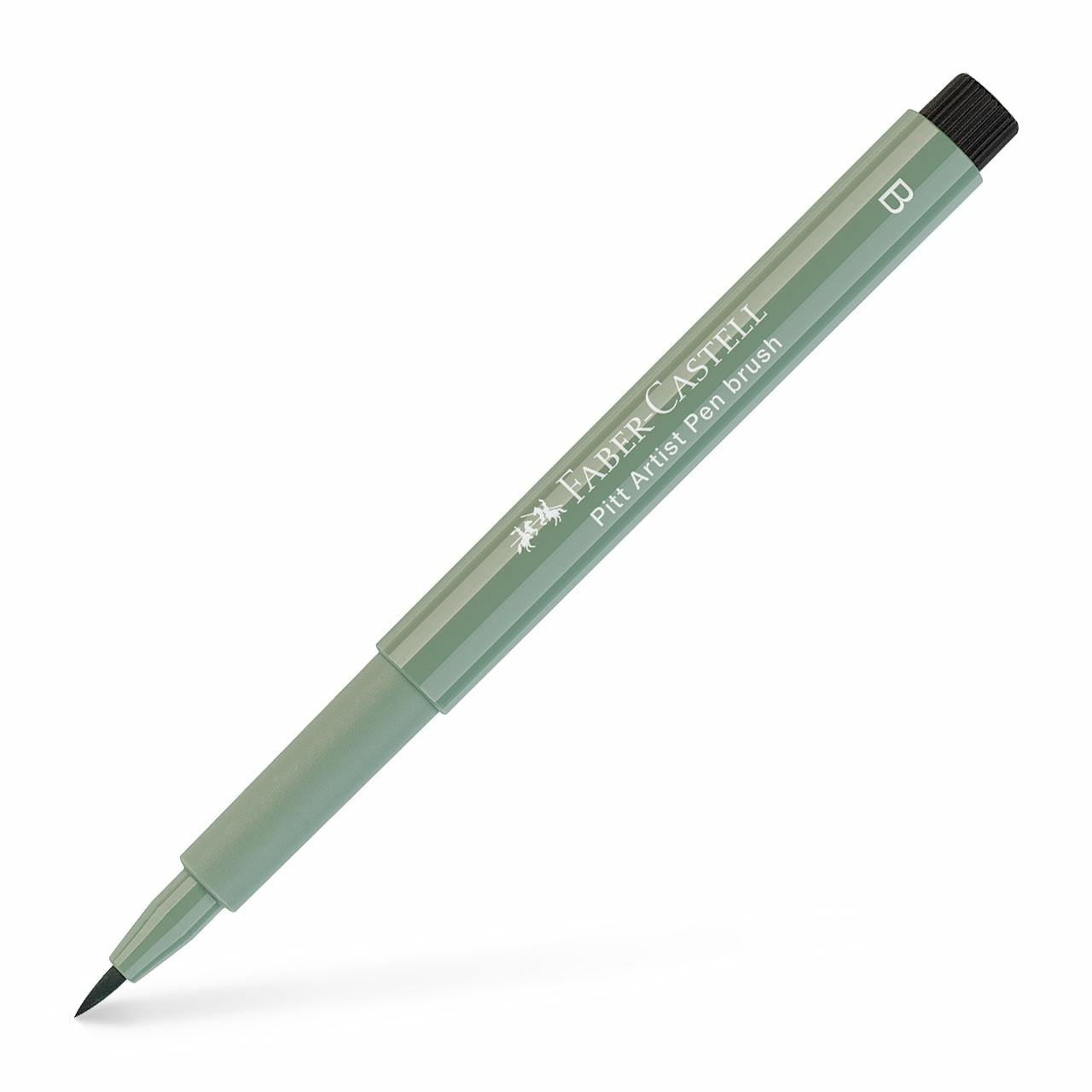 Faber-Castell Pitt Artist Pen Brush – Pinselspitze, 2,5 mm, pigmentiert, wasserfest, hellgrün