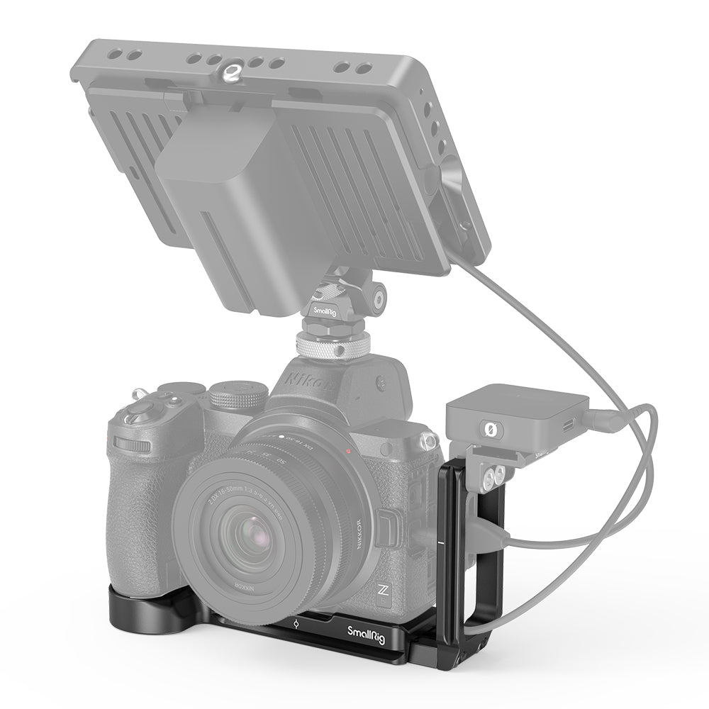 SmallRig 2947 L-Winkel – Aluminium, 146,5 × 84 × 64 mm, 149 g, 1/4"-20 – für Nikon Z5, Z6, Z7 u. a.