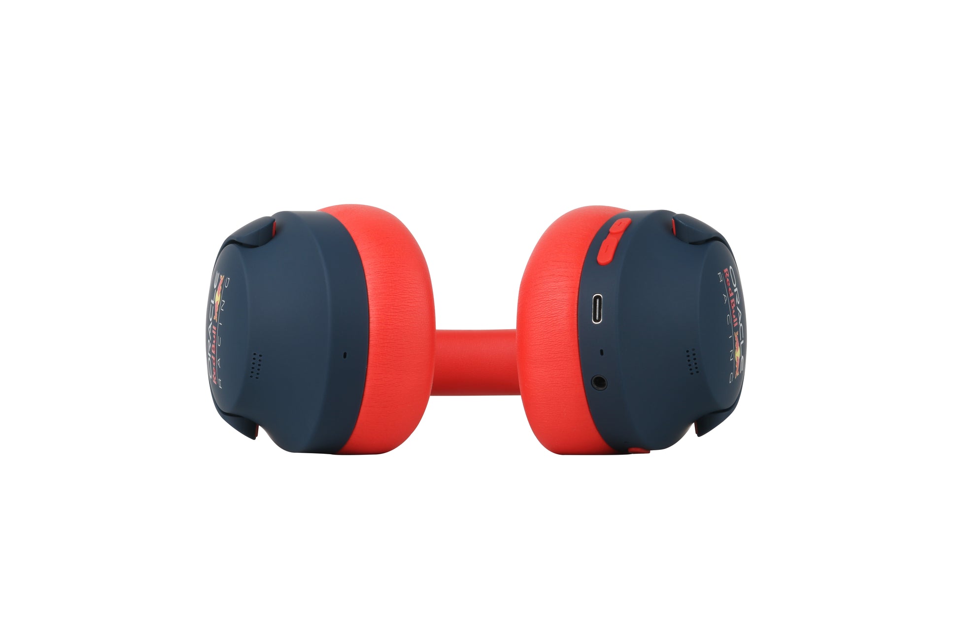 Red Bull Racing Oracle Red Bull Racing RB-HP130 Over-Ear Kopfhörer – BT, USB-C, für Android, iOS, Dunkelblau/Rot, BT 5.3