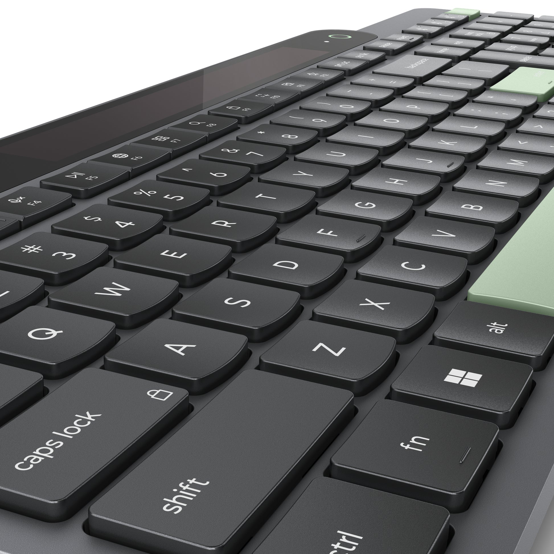 Lenovo Tastatur – Bluetooth 5.1, Solar, Multi-Device (3 Geräte), USB-C, AZERTY (BE) – schwarz