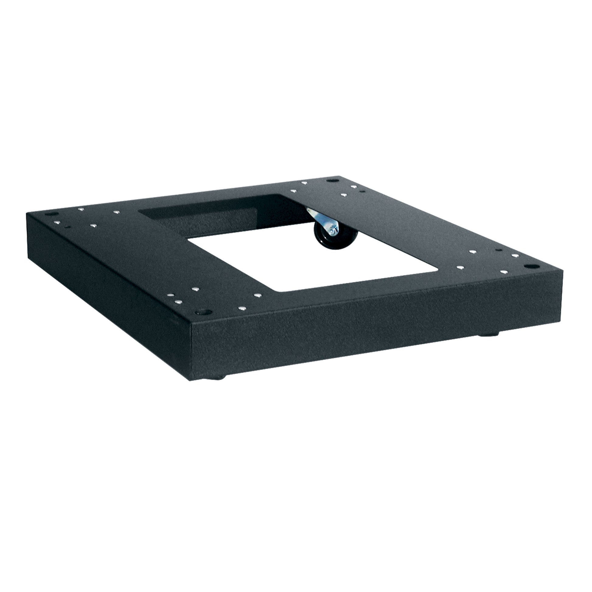Middle Atlantic ERK 20DP – Regal-Sockel, Tragfähigkeit 589 kg, Lenkrollen, Stahl, Schwarz
