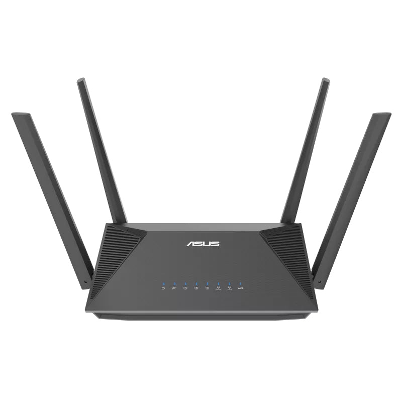ASUS RT-AX52 – Wi-Fi 6 Router, Dual-Band (2,4/5 GHz), AX1800, 4× GbE, Schwarz