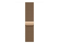 Apple Milanese Loop - Armband - für Apple Watch 46 mm, Gold, S/M, Edelstahl