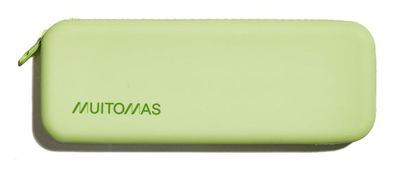 Muitomas Schlamperetui, Grün, Silikon, 6 × 18,5 × 3 cm