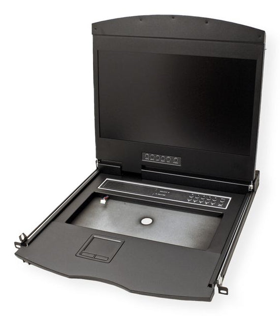 VALUE 26.99.0130 – 19" Rack-LCD-Konsole – 1366 × 768, VGA, USB 2.0, UK Tastatur – 1U