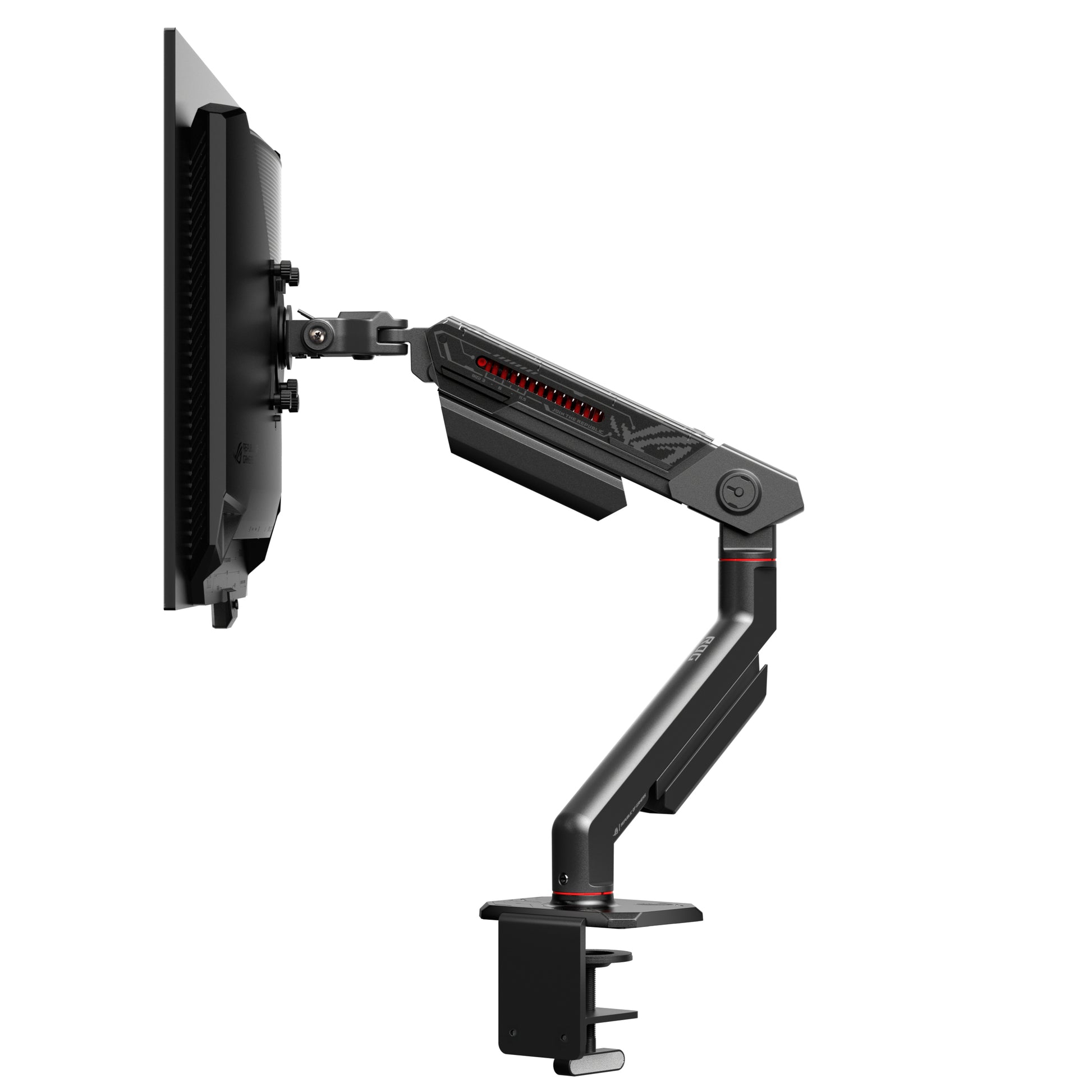 ASUS AAS01R – Monitorarm Tischhalterung – 1 Monitor – bis 49" – VESA 100×100 mm – bis 13,5 kg/Monitor