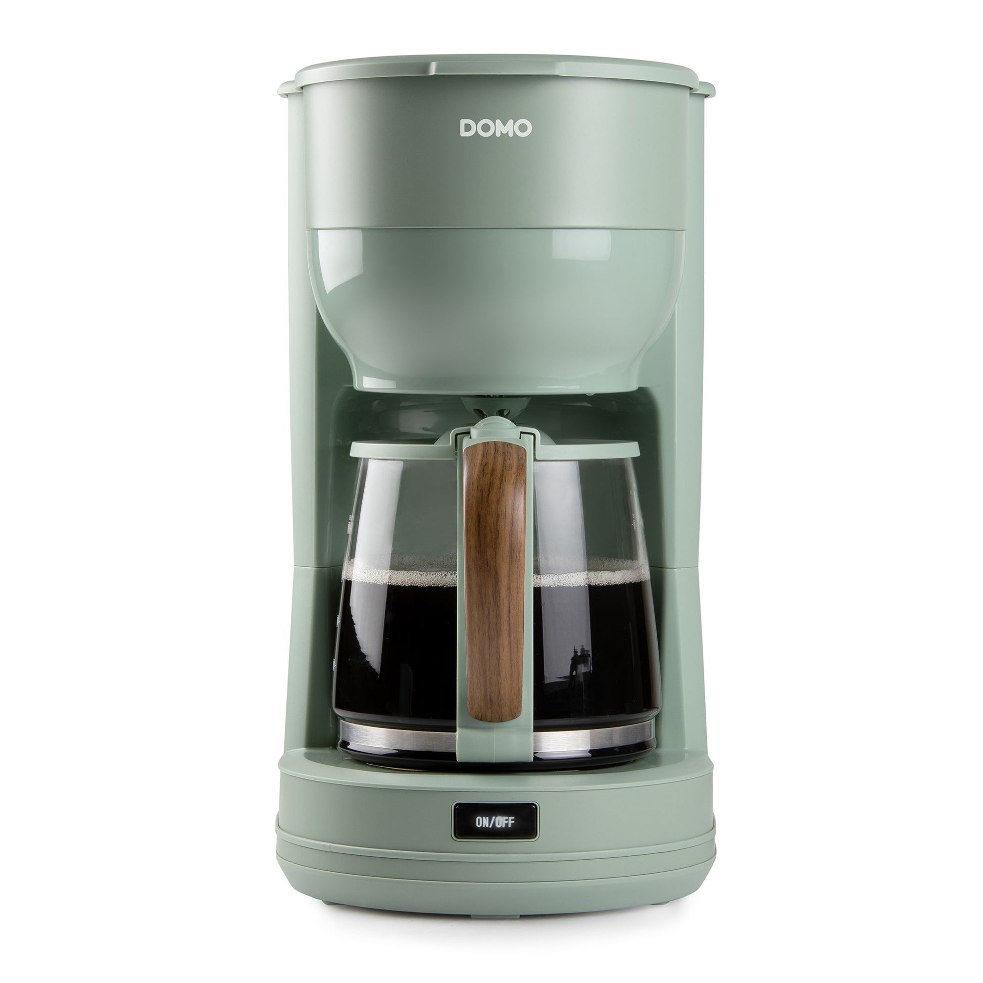 Domo DO755K Filterkaffeemaschine – 10 Tassen, 1,3 l, Karaffe, Grün