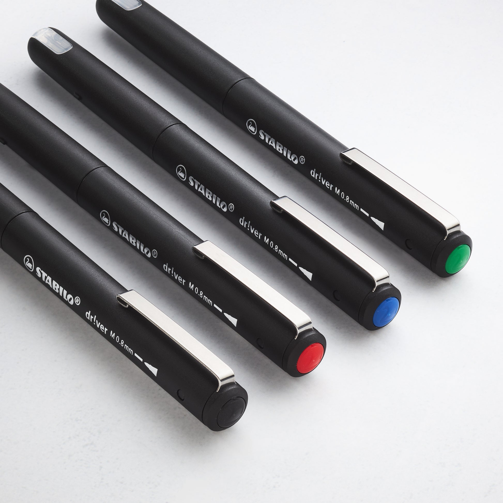 STABILO drver Fineliner – 0,8 mm, schwarz, 1 Stk.