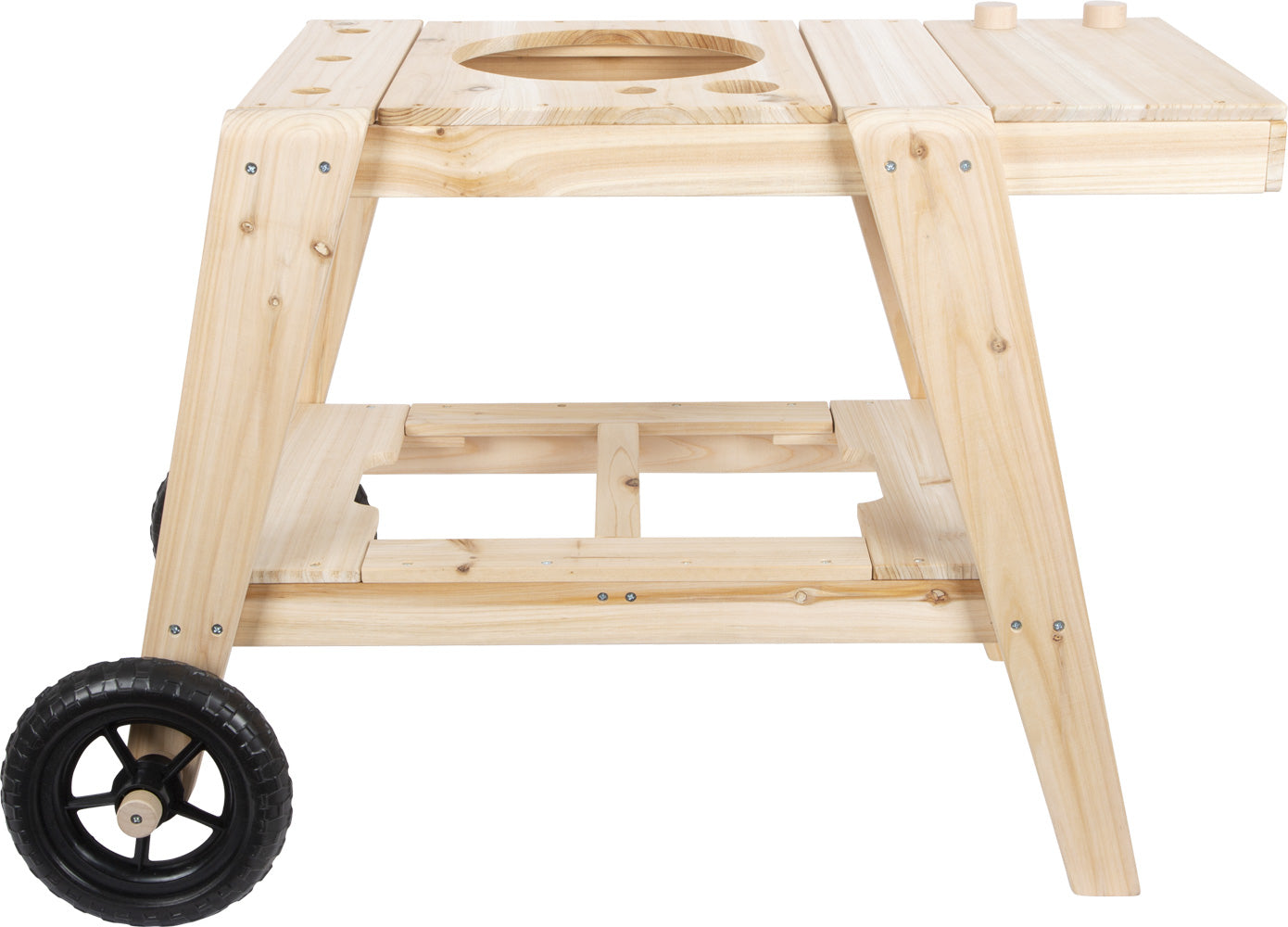 Small foot Kompakte Matschküche – 88,0 × 58,0 × 56,0 cm – ab 3 Jahren – Holz, holzfarben