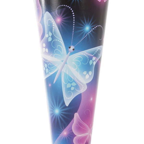 Goldbuch Schultüte ohne Inhalt – Schmetterling – 70 cm, rund, Karton, Tunnelzug