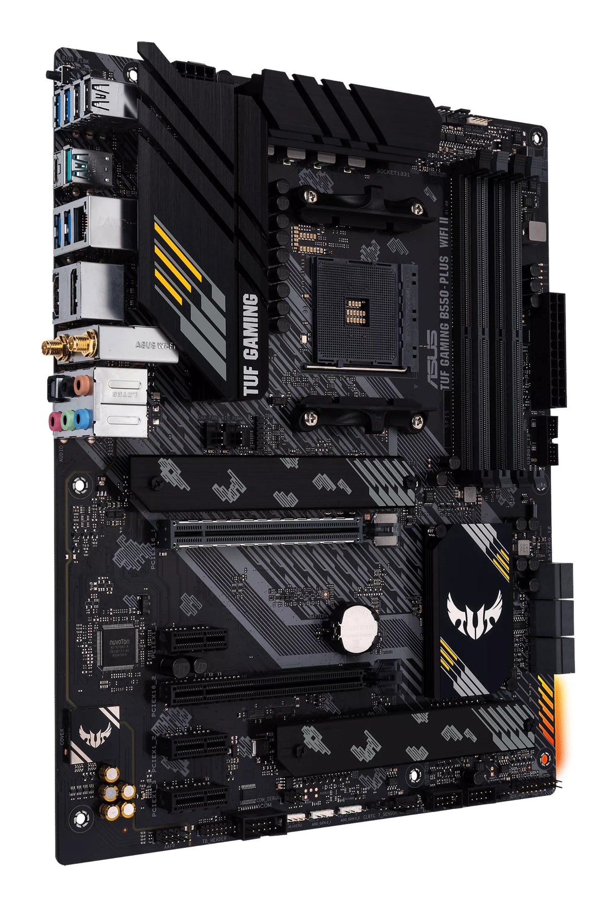 ASUS TUF GAMING B550-PLUS WIFI II – Mainboard – Sockel AM4, AMD B550, ATX, DDR4