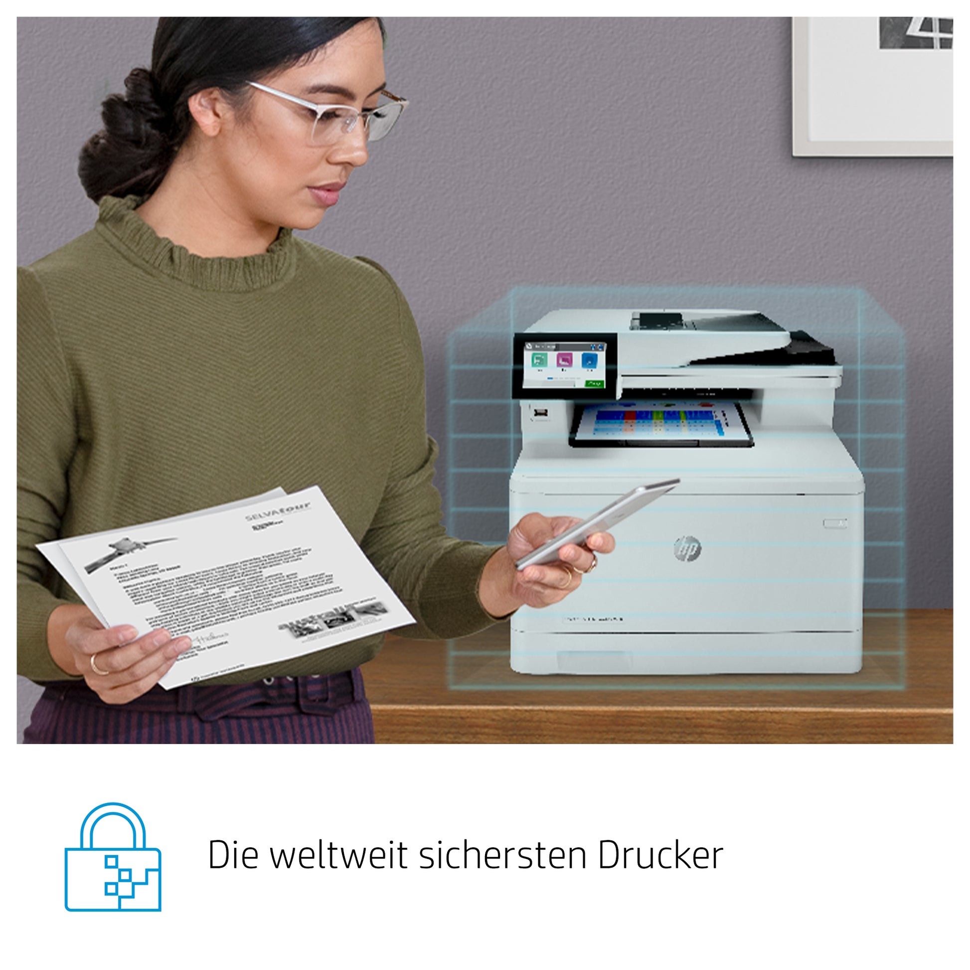 HP LASERJET ENT M480F – Farbiger Laser-MFP, 4-in-1