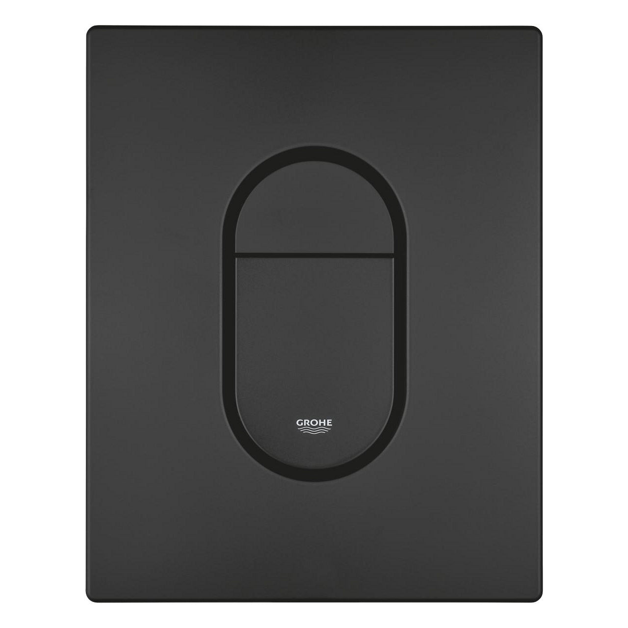 GROHE Arena Cosmopolitan – Abdeckplatte – Kunststoff, Schwarz, 15,6 × 1,2 × 19,7 cm