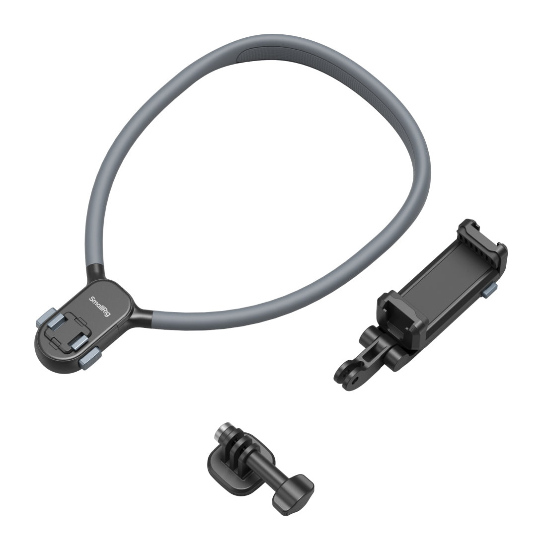 SmallRig Quick Release Nackenstütze 5128 – Tisch-Ständer – verstellbar, 59–92 mm Gerätebreite – Schwarz
