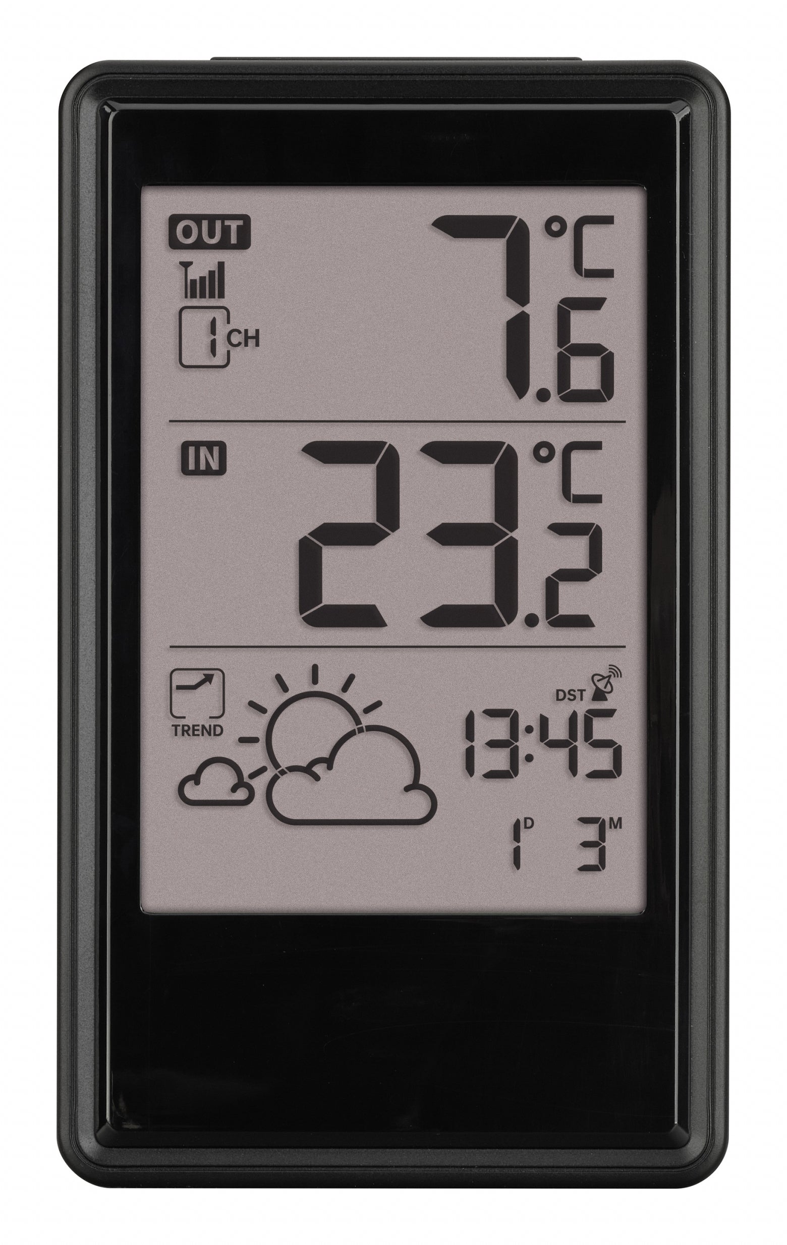 TFA-Dostmann 35.1170.01 – Wetterstation, Funk, innen/aussen, inkl. Aussensensor