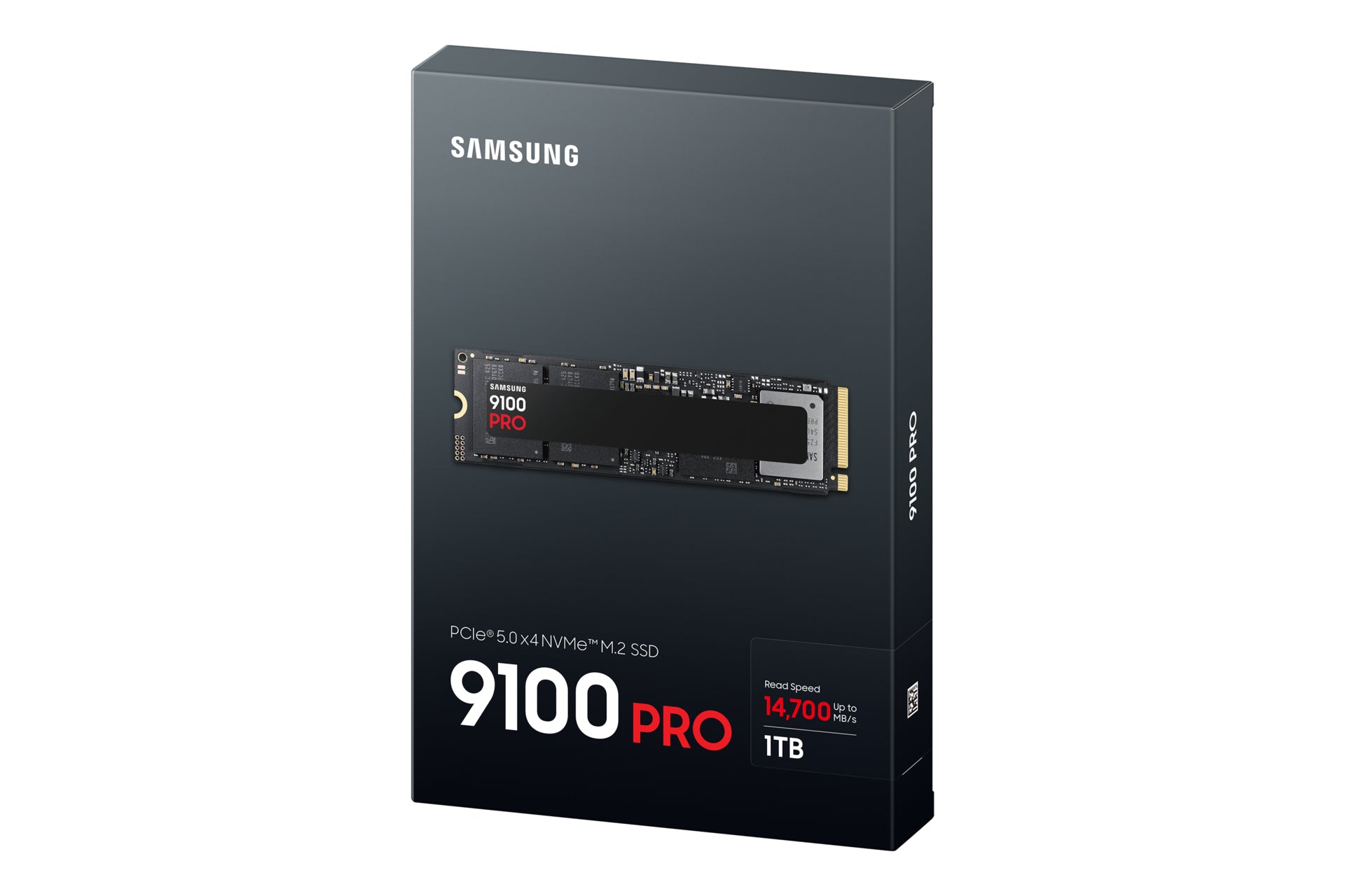 Samsung 9100 Pro (MZ‑VAP1T0BW) – 1 TB M.2 2280 PCIe 5.0 NVMe – 14'700/13'300 MB/s (Lesen/Schreiben)
