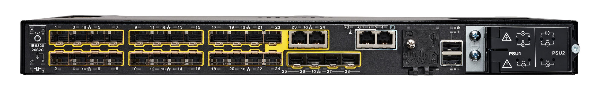 Cisco IE-9320-26S2C-A-RF – Managed Switch – 22×SFP, L2/L3, 19" Rack