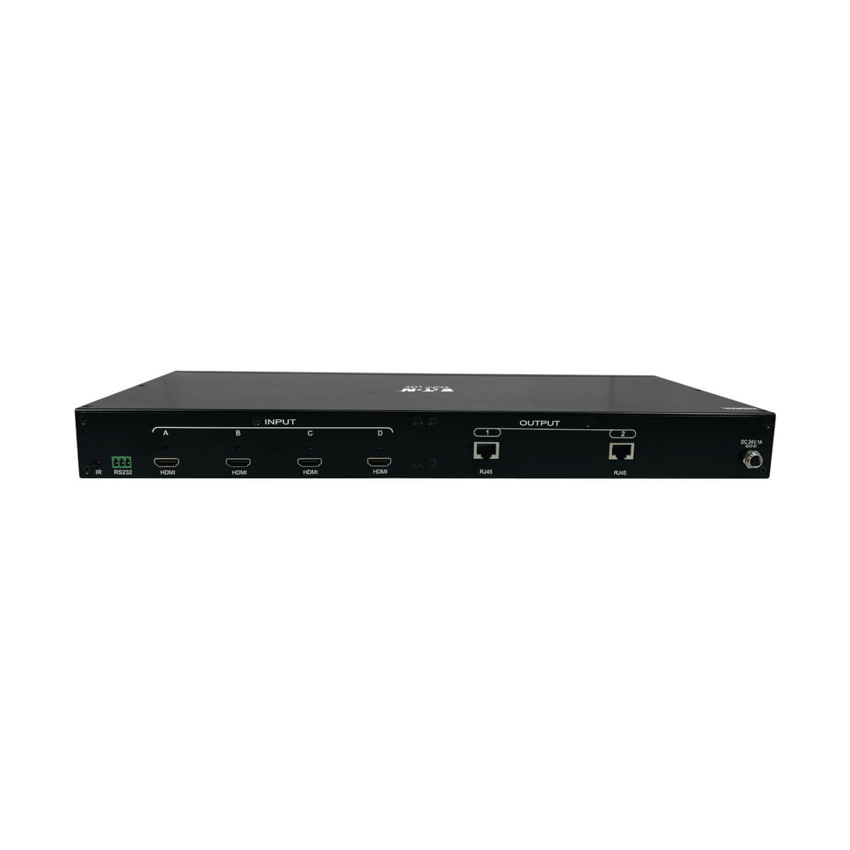 Tripp Lite B127A-4X2-BH2PH – HDMI Matrix 4×2, über Cat6, 4K@60 Hz, HDR, 4:4:4, PoC, 70,1 m, Schwarz