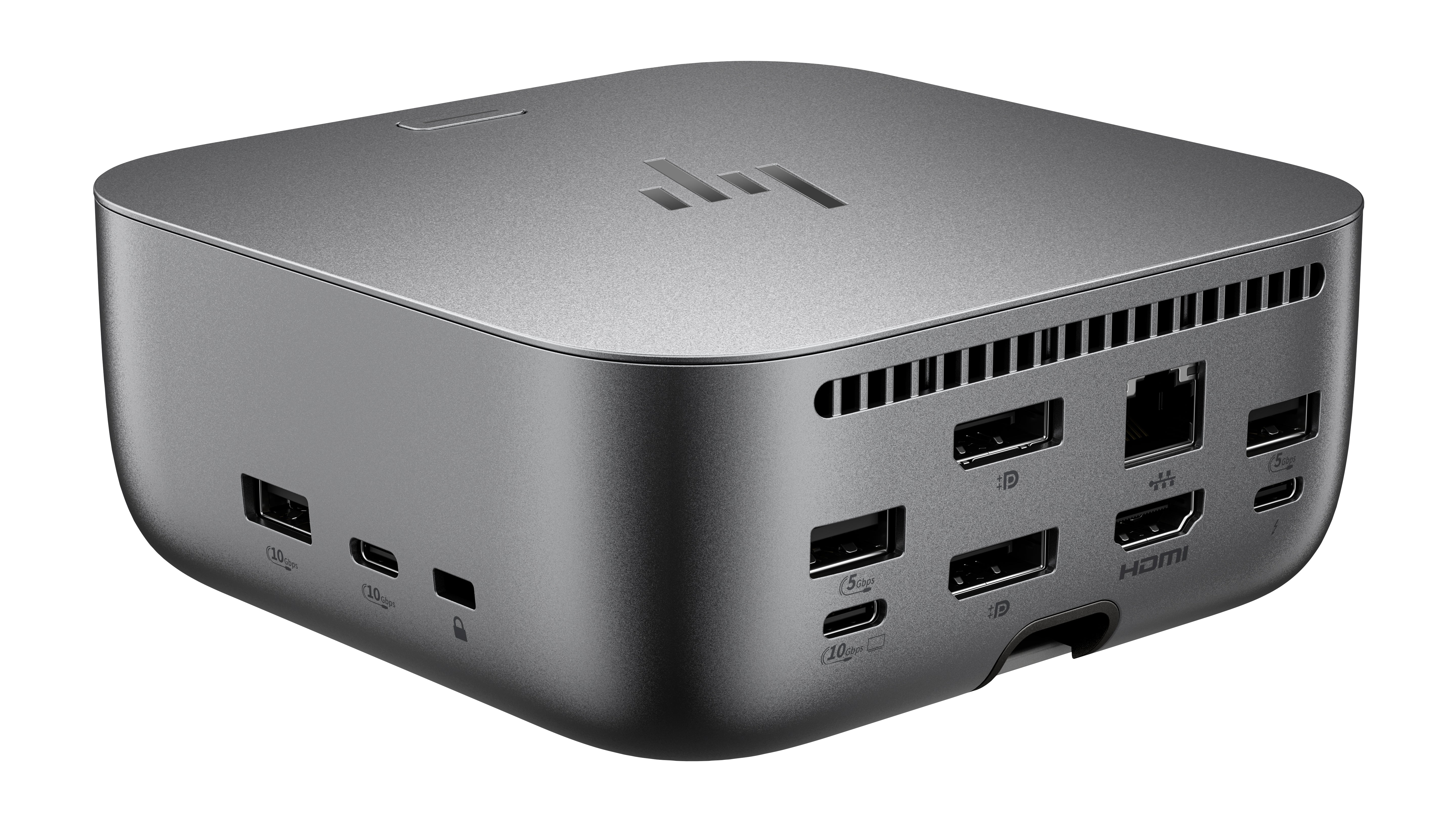 HP G6 Dockingstation – Thunderbolt 4, 2× DP, 1× HDMI, 5× USB-A, 3× USB-C, 280 W PD, für Windows/Mac/ChromeOS