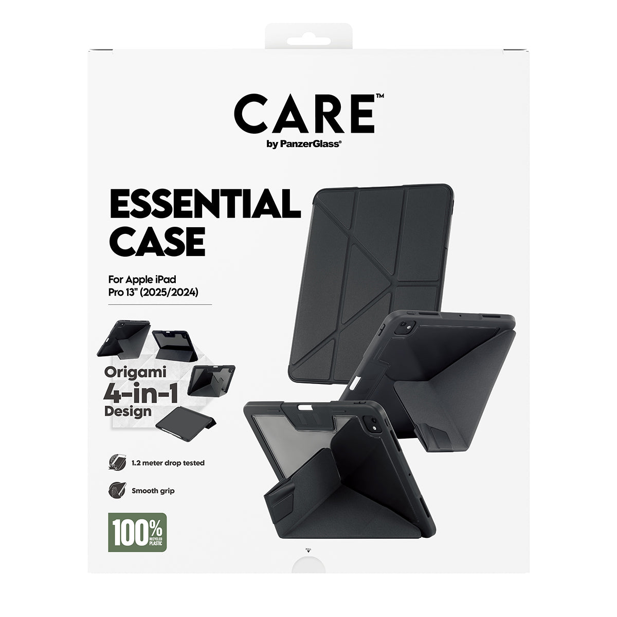 PanzerGlass Tablet-Hülle für iPad Pro 13" (M4/2024, M5/2025) – Schwarz