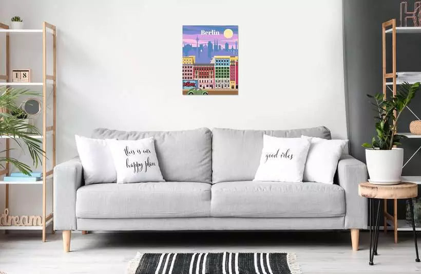 Ravensburger CreArt – Malen-nach-Zahlen-Set – Colorful Berlin – 24 × 30 cm – ab 12 Jahren