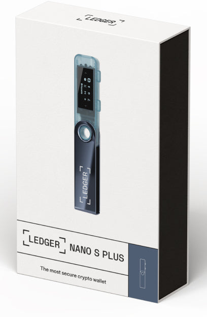 Ledger Nano S Plus – Krypto-Hardware-Wallet, USB-C, für Mac, Blau