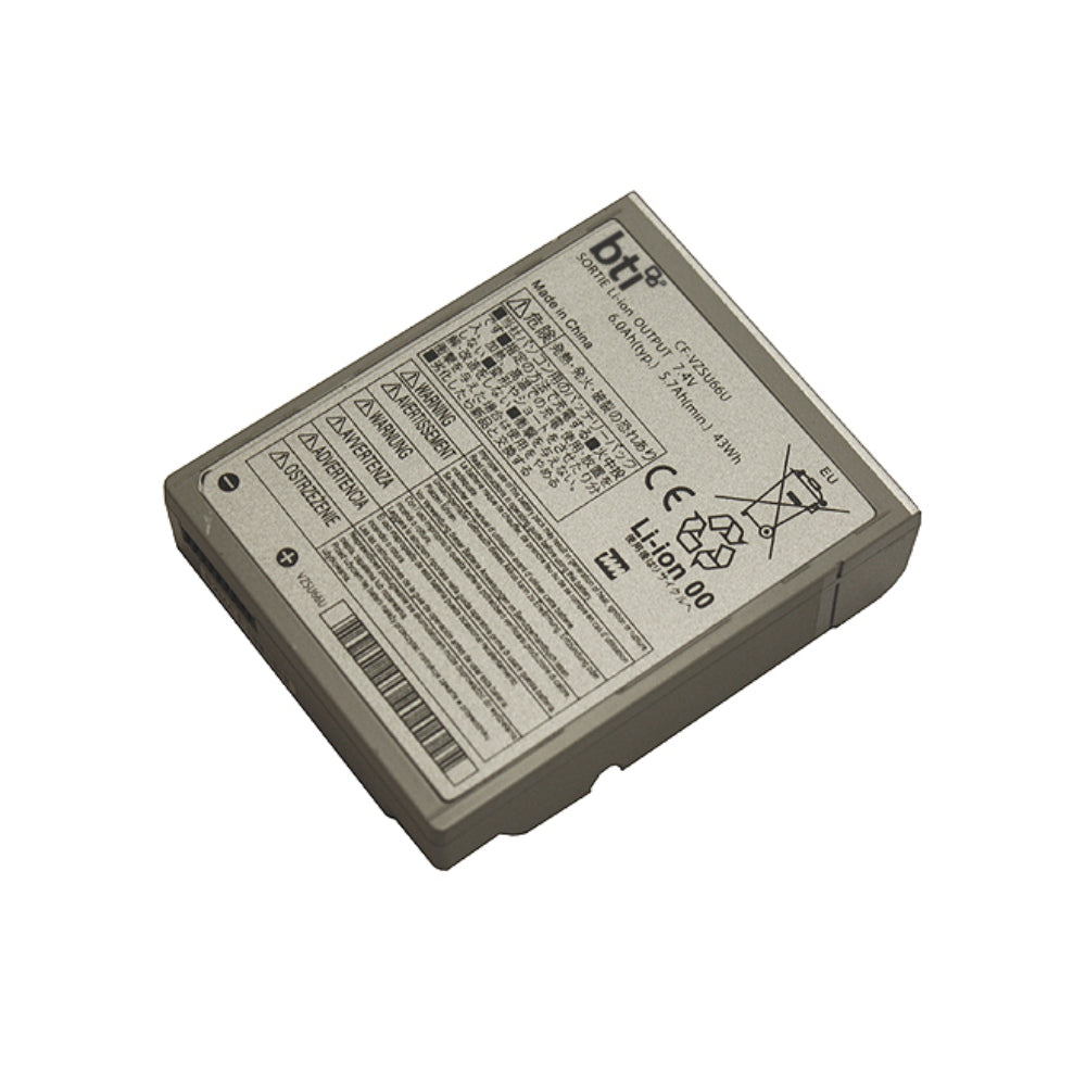 BTI Notebook-Akku – für Panasonic – 43 Wh, 7,4 V (4 Zellen) – Grau