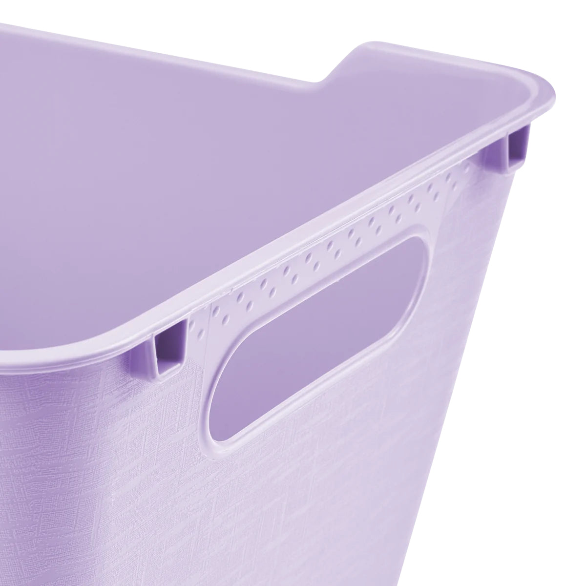 keeeper Aufbewahrungsbox 6 l ohne Deckel – Kunststoff – Violett – stapelbar, mit Griff – 190 × 295 × 150 mm