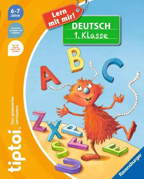 Ravensburger Lernbuch – Tiptoi Lern mit mir Deutsch 1. Klasse, Hardcover, 40 Seiten, Deutsch, 6–7 Jahre